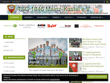 Tablet Screenshot of fussball.tsg-kastel.de